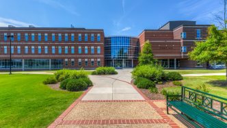 walkway leading to building